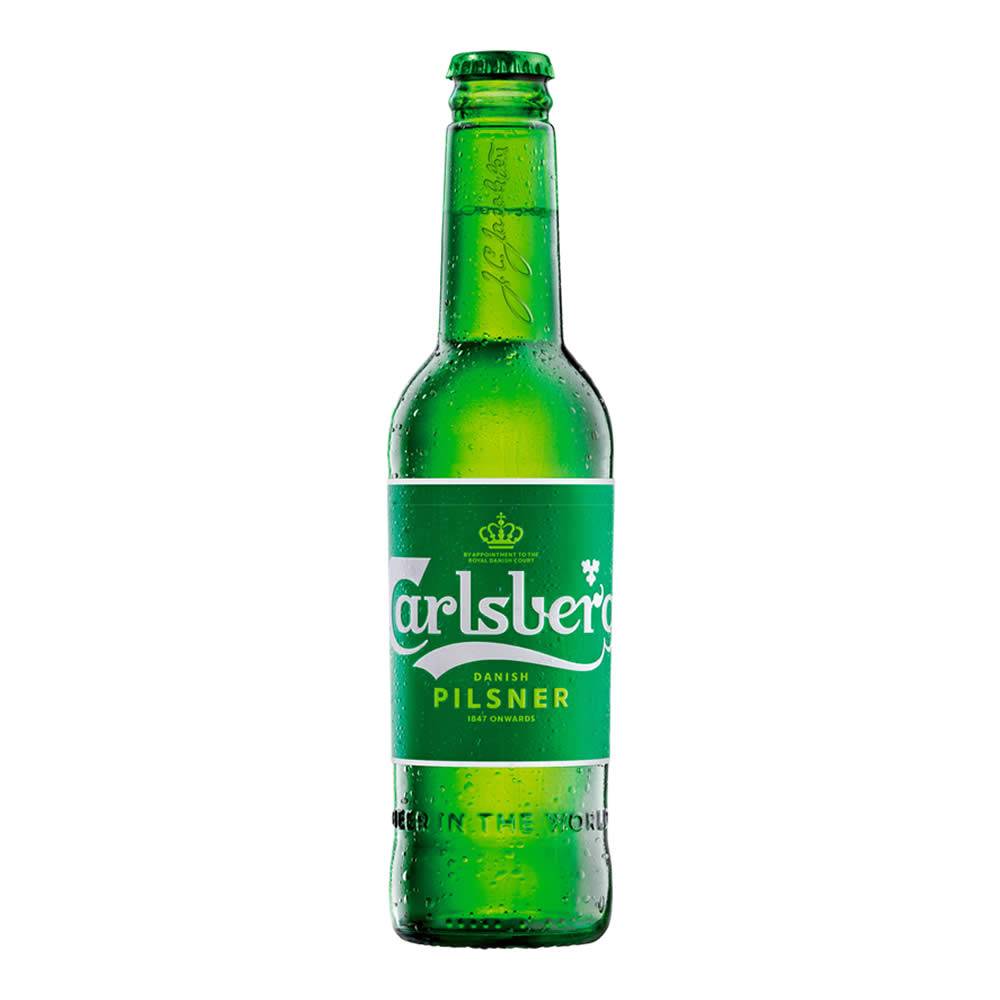 Cerveza carlsberg pilsner botella