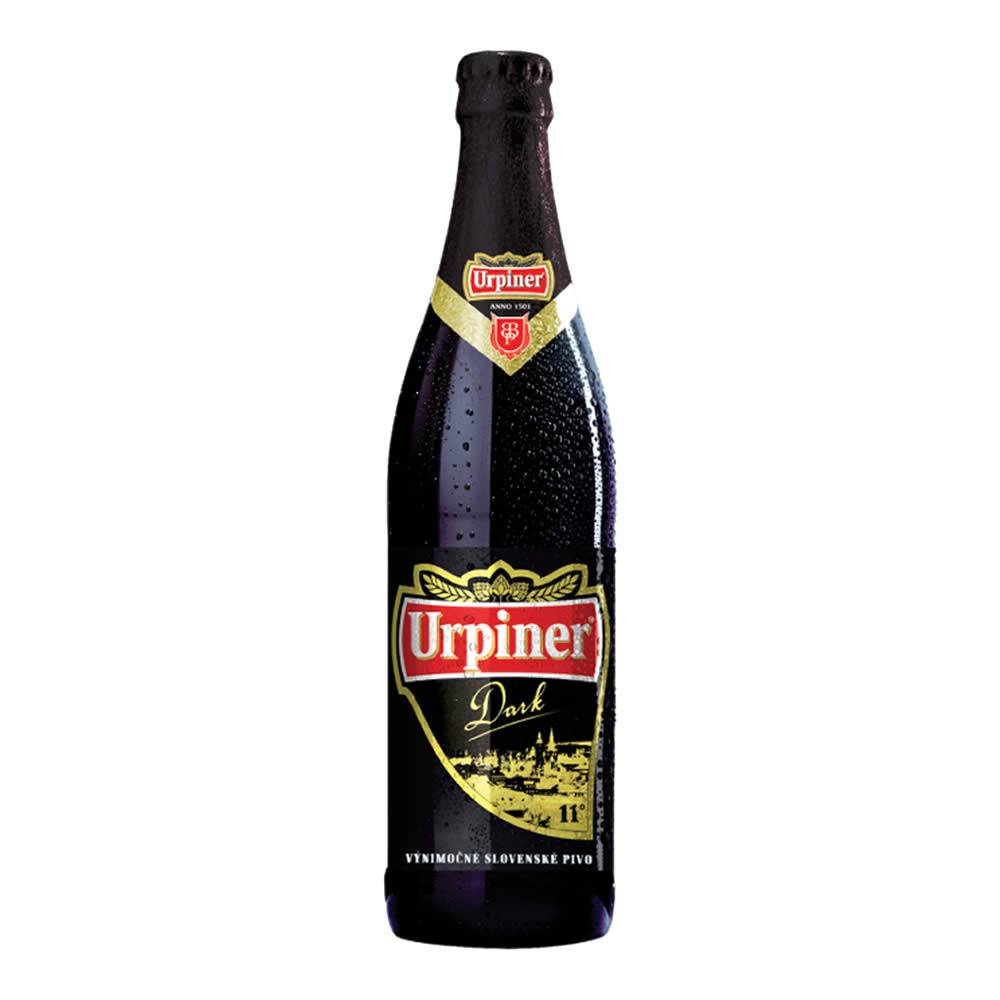 Cerveza urpiner dark botella