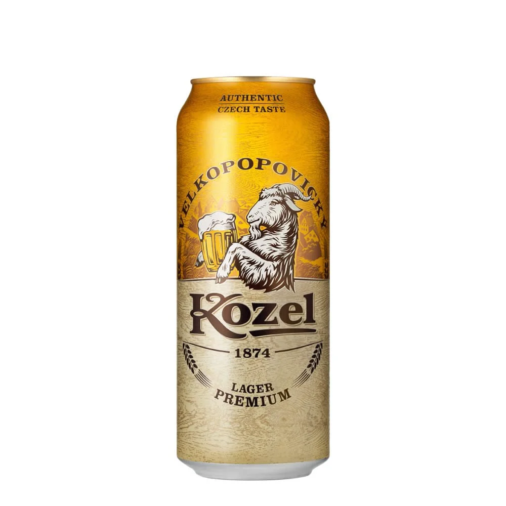 Cerveza kozel lager lata