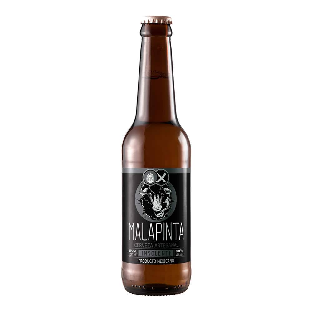 Cerveza malapinta insolente